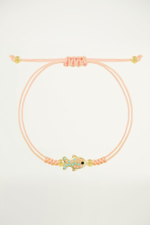 Bracelet with fish, string bracelet