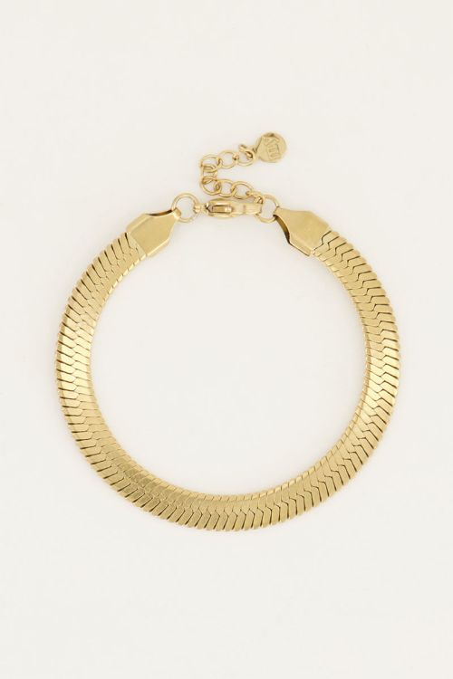 Armband schakels plat | My Jewellery