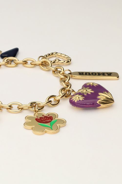 Art Statement Armband mit Charms