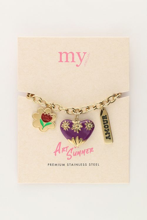 Art Statement Charm Bracelet | My Jewellery