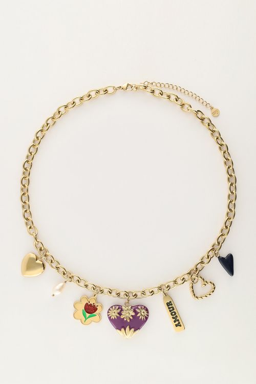Art Statement Charm Necklace
