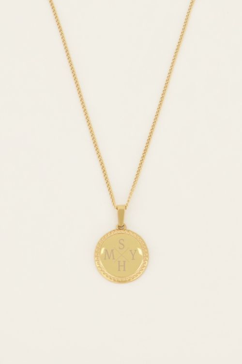 Atelier ketting met ronde bedel lang | My Jewellery