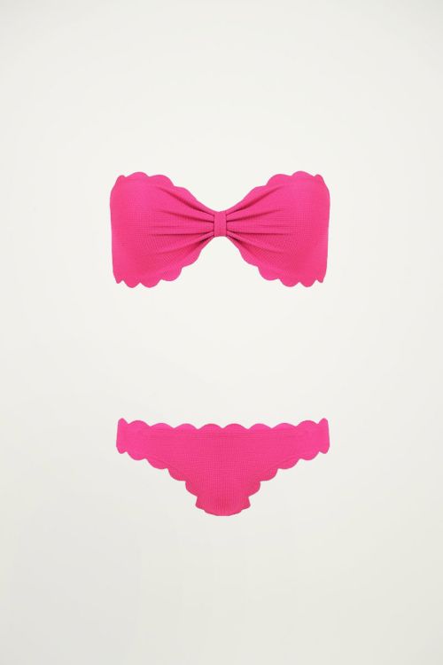 Badeau bikini geribbeld - Roze