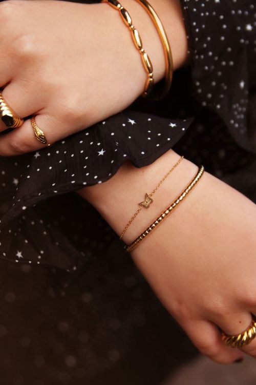 Bangle geribbeld smal | Bangles | My Jewellery