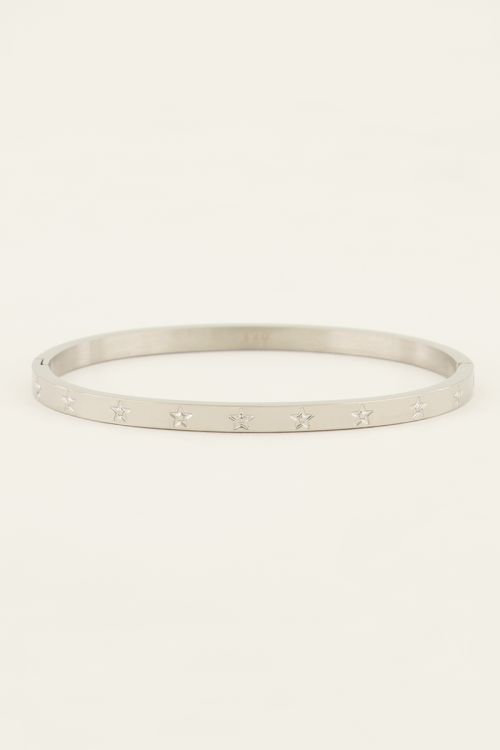 Bangle met gegraveerde sterretjes | My Jewellery