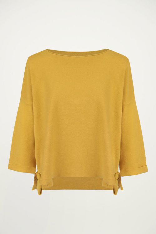 Oversized trui - Okergeel