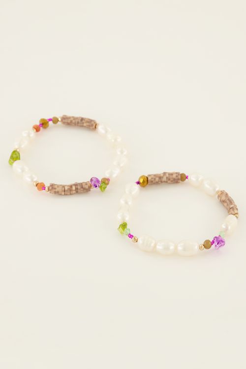 Armbanden set met kralen & parels | My Jewellery