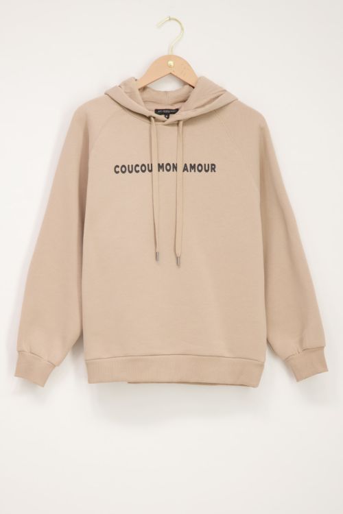 Beige Au Revoir hoodie | My Jewellery