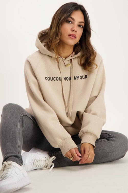 Beige Au Revoir hoodie | My Jewellery