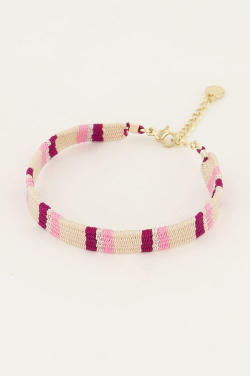 Beige bohemian armbandje