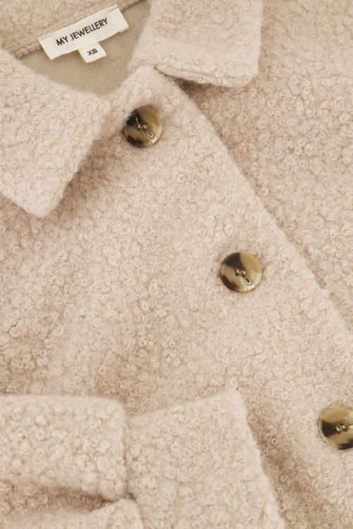 Beige bouclé jacket | My Jewellery