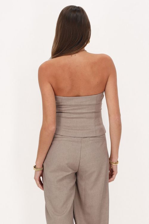 Beige corset top with bows | My Jewellery