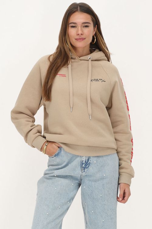 Beige hoodie "Le club des artistes" | My Jewellery