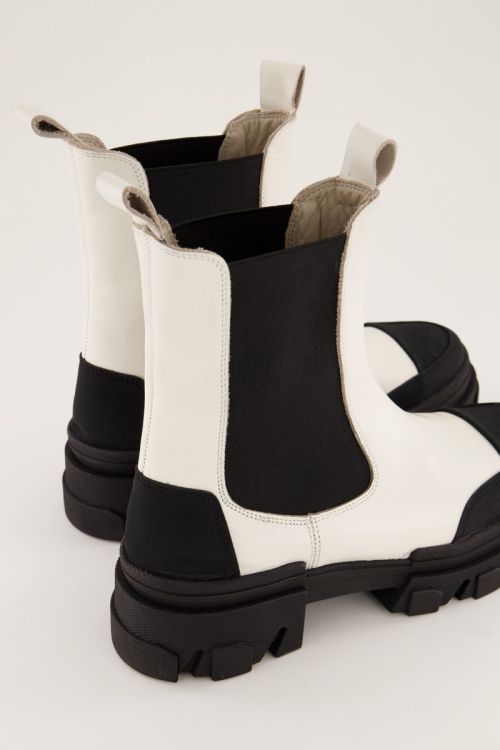Off white leren chelsea boots - Damesschoenen – SACHA