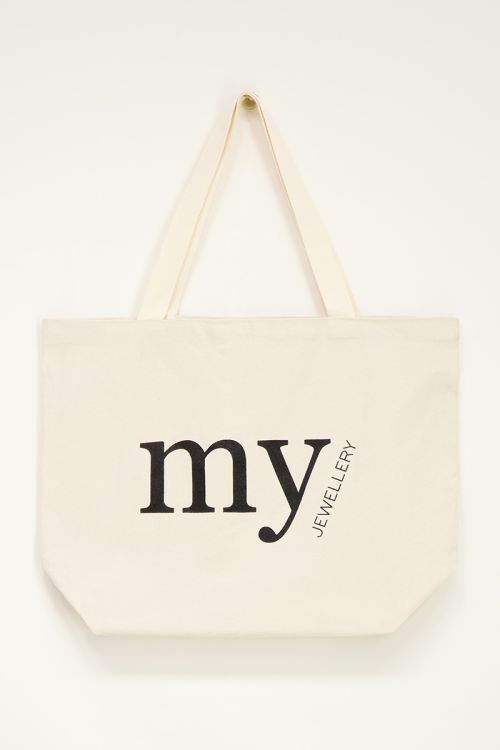 Beige canvas shopper My-Jewellery | My Jewellery