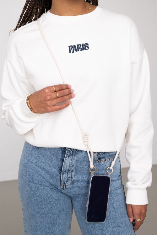 Beige phone cord | My Jewellery