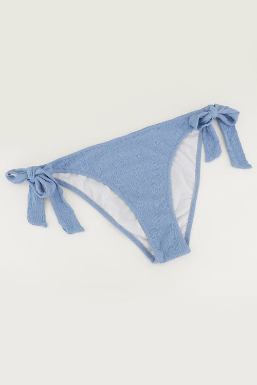 Blauw bikini broekje structure