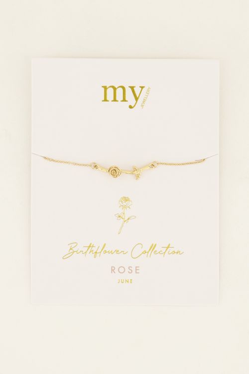 Birthflower armband | My Jewellery