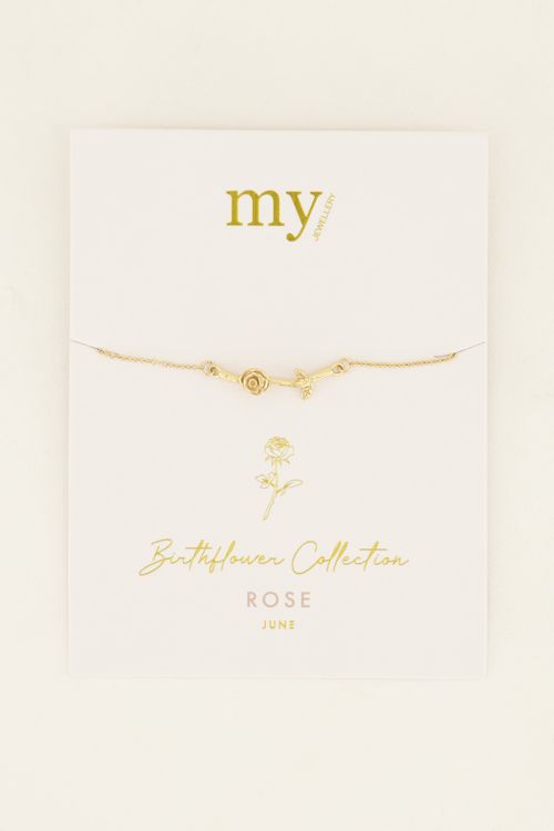 Birthflower armband | My Jewellery