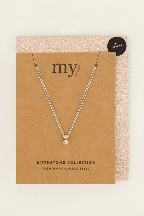 Andere plaatsen Egomania calcium Ketting met geboortesteen | My Jewellery