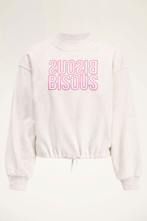 Beige sweater bisous | My Jewellery