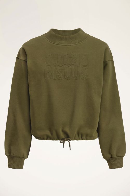 Groene sweater bisous | My Jewellery
