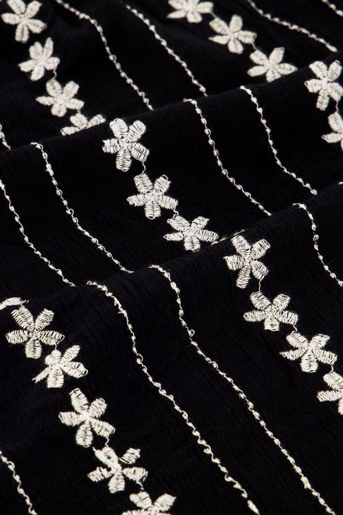 black & white skort with embroidery | My Jewellery