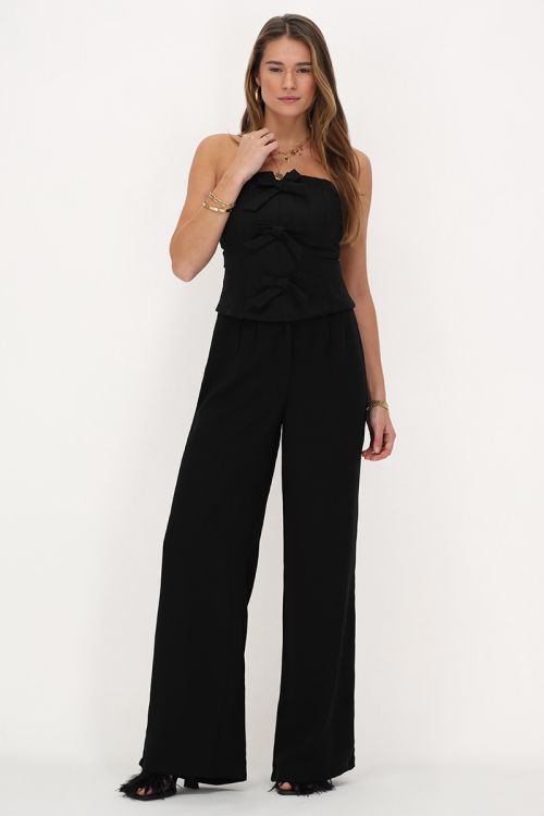 Black corset top with bows | My Jewellery