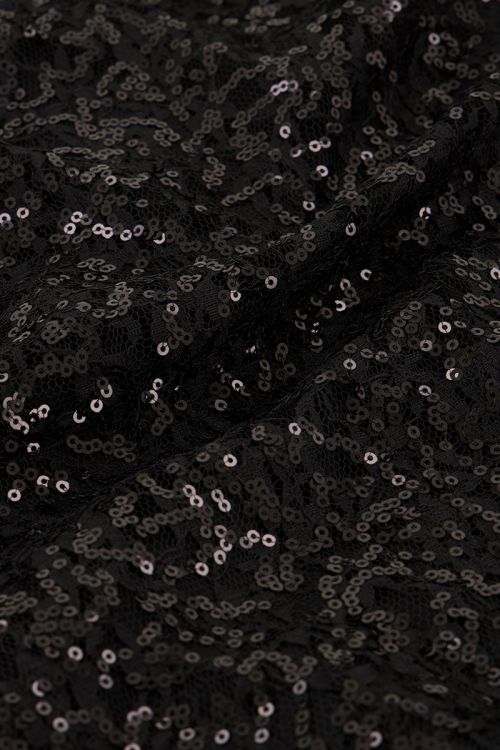 Black dress with lace and sequins | My Jewellery