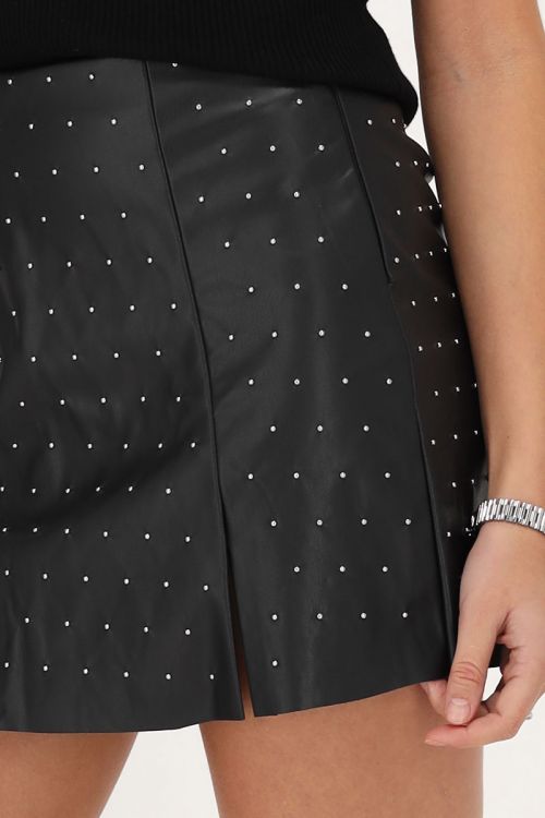 Black skort with studs | My Jewellery