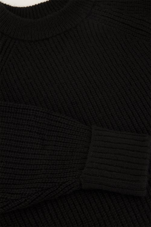 Black midi dress knitted | My Jewellery