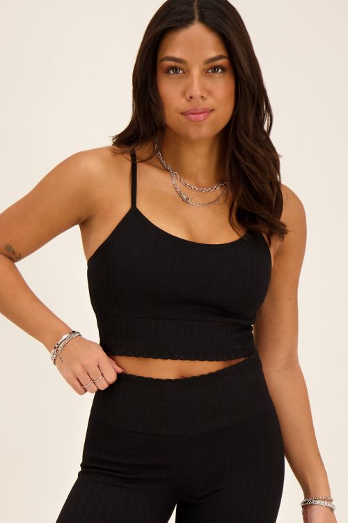 Zwarte singlet met pads | My Jewellery