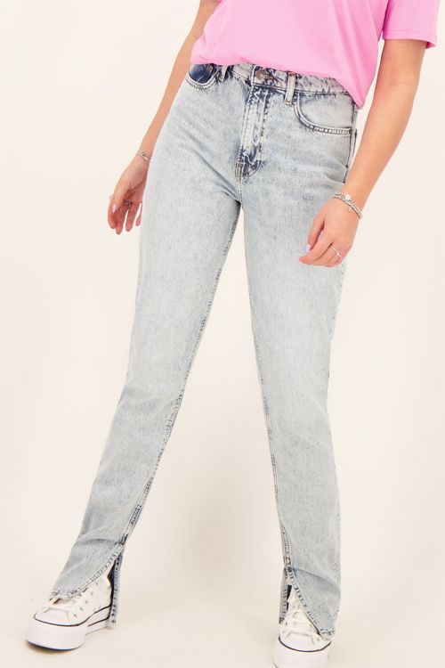 Blauwe jeans met split | Blauwe broek | My Jewellery