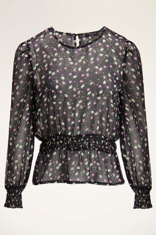 Black blouse with smock | My Jewellery