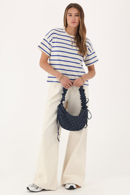 Blue white striped T-shirt | My Jewellery