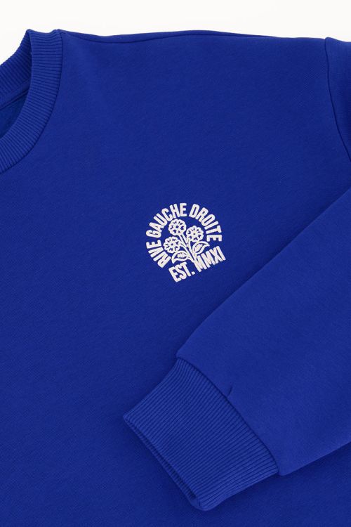Blauwe sweater rive gauche droite | My Jewellery