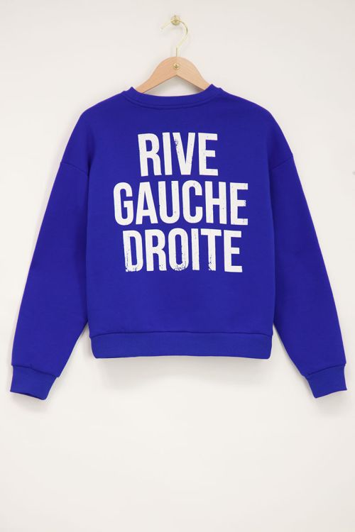 Blauwe sweater rive gauche droite | My Jewellery