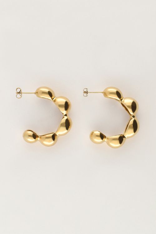 Bold hoop earrings Nicky | My Jewellery