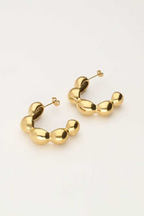 Bold hoop earrings Nicky | My Jewellery