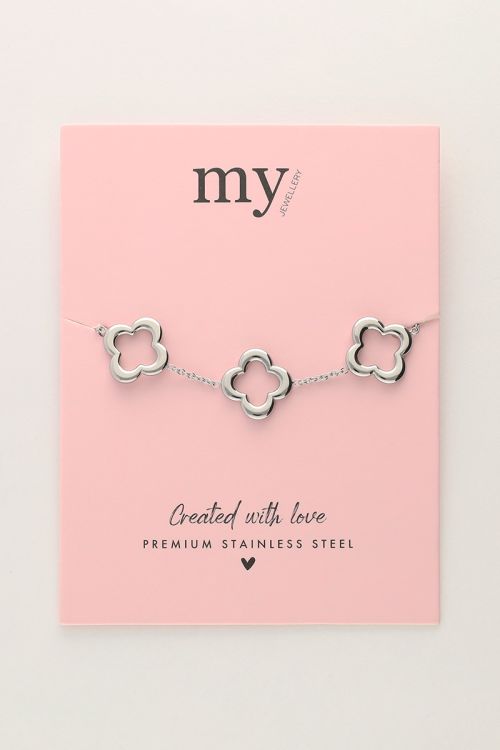 Bracelet with five clovers | My Jewellery