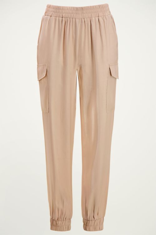 Beige cargo broek | Beige broek | Cargo pants My Jewellery
