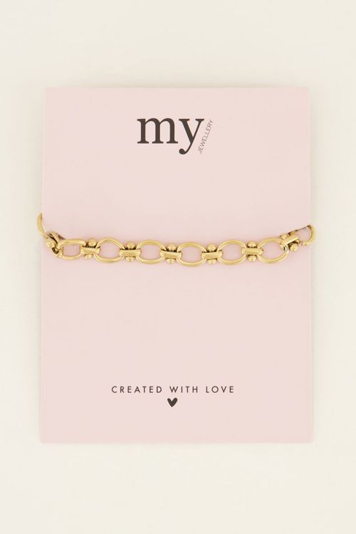 Chain bracelet with beading | My Jewellery