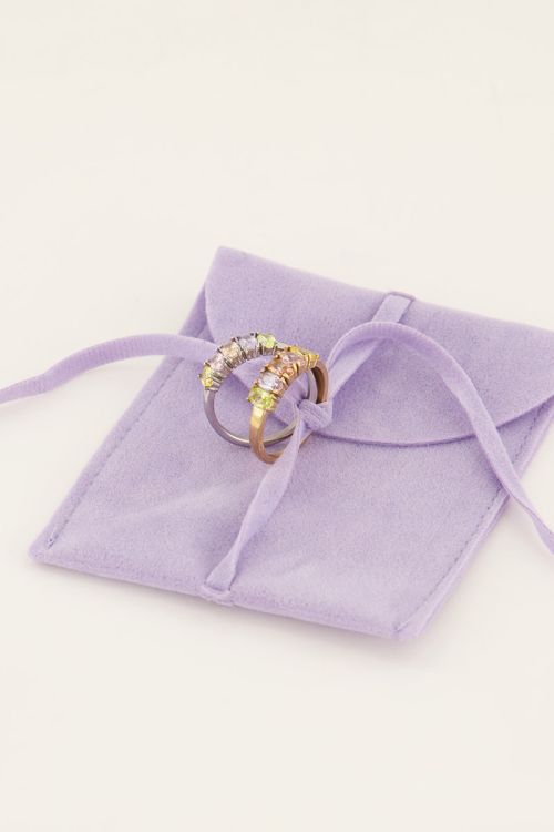 Cocktail statement ring met multikleur stenen | My Jewellery