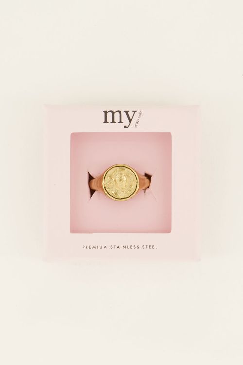 Zegelring met munt | My Jewellery