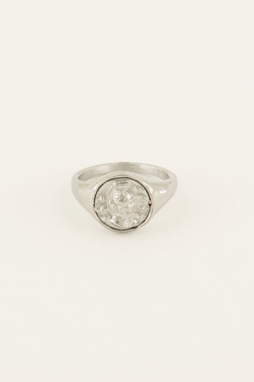 Zegelring met munt | My Jewellery