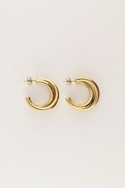 Earrings with crossover | My Jewellery