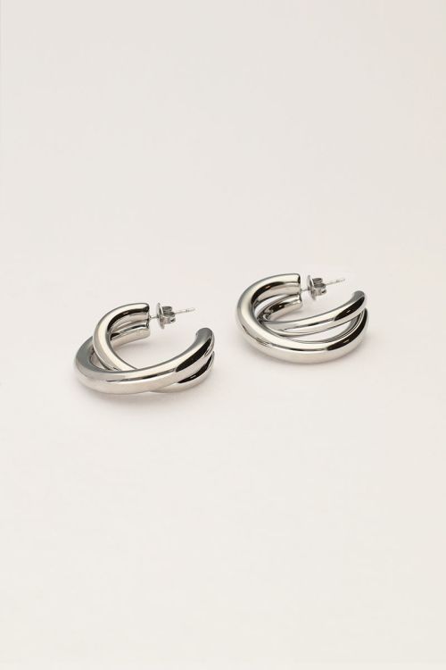 Earrings with crossover | My Jewellery