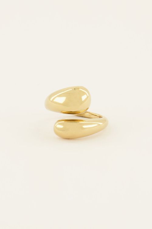 Ring met wikkel & bolling | My Jewellery