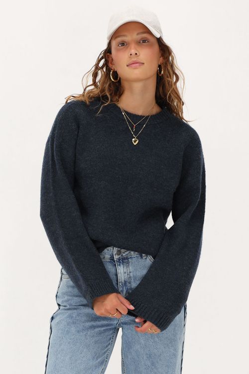 Dark blue sweater "Rue des Rosiers" | My Jewellery