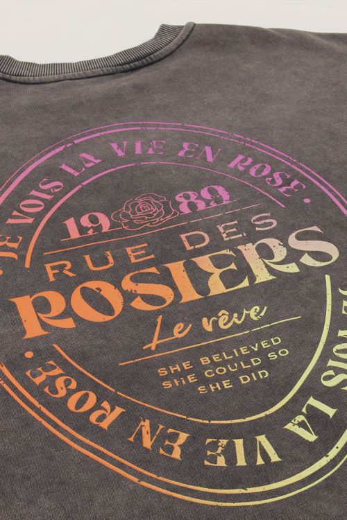 Dark grey sweater "Rue des rosiers" | My Jewellery